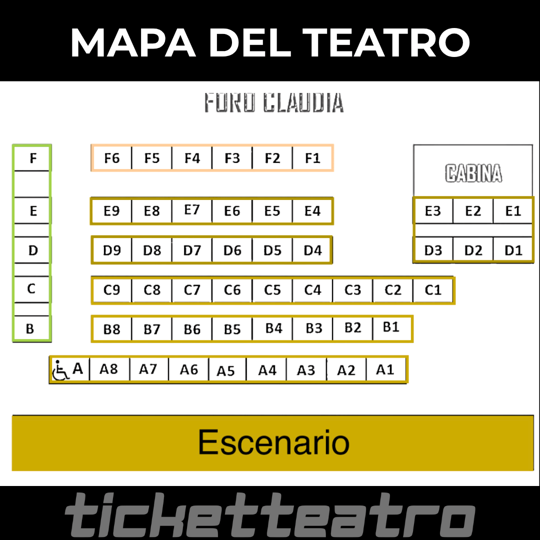Mapa_Foro_Sylvia_Pasquel_Ticketteatro Mapa Foro Sylvia Pasquel